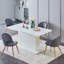 Chaise d'appoint rembourrée en velours Eurania-1191315543