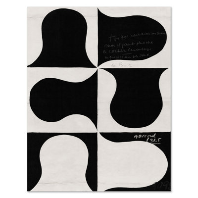 Black and White Abstract Series 1 Print