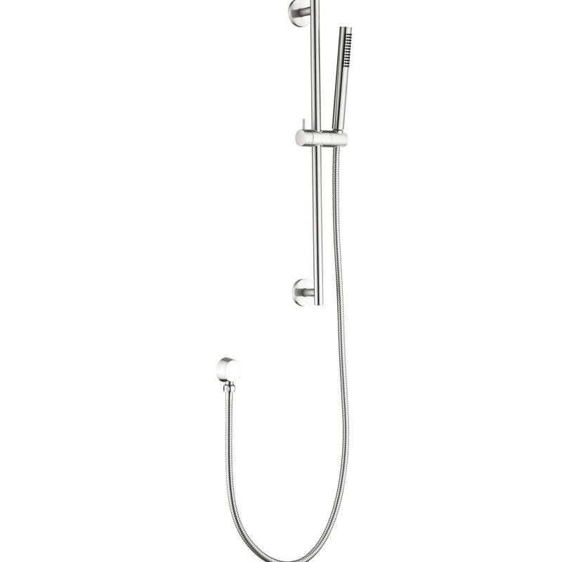 Height Adjustable Handheld Shower With 28 - Inch Slide Bar And 59 Hose, Stainless Steel Construction, Various Spray Modes For A Comfortable Brushed Nickel Steel, Functional Settings Relaxing Showers