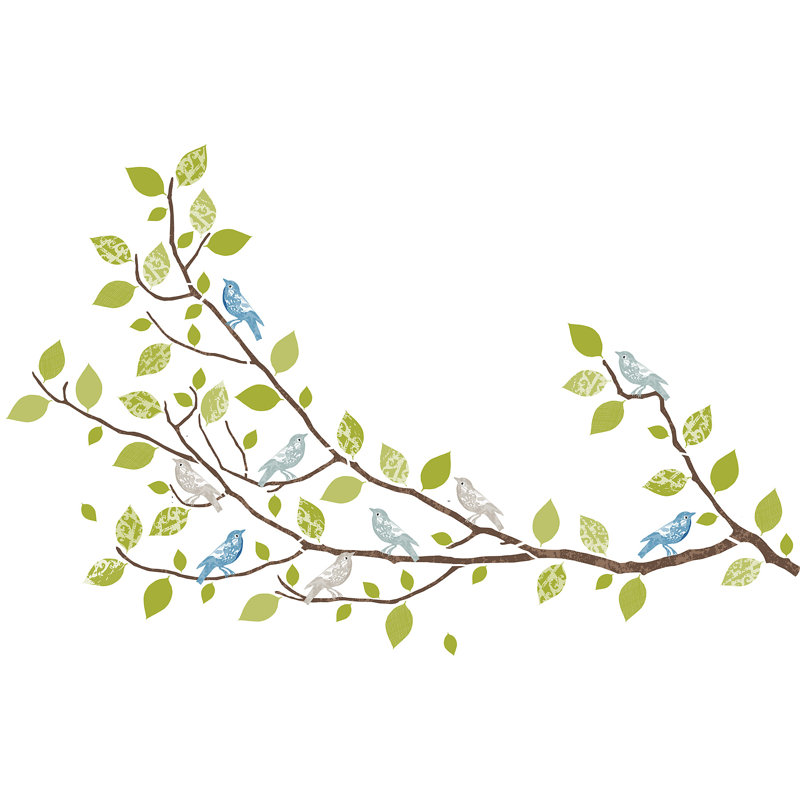 Plants & Flowers Non-Wall Damaging Wall Decal
