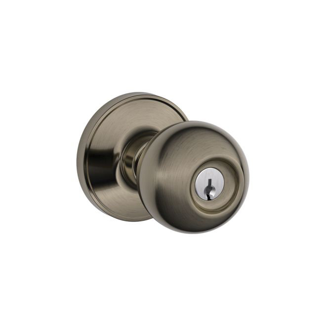 Corona Knob Keyed Entry Lock Schlage 