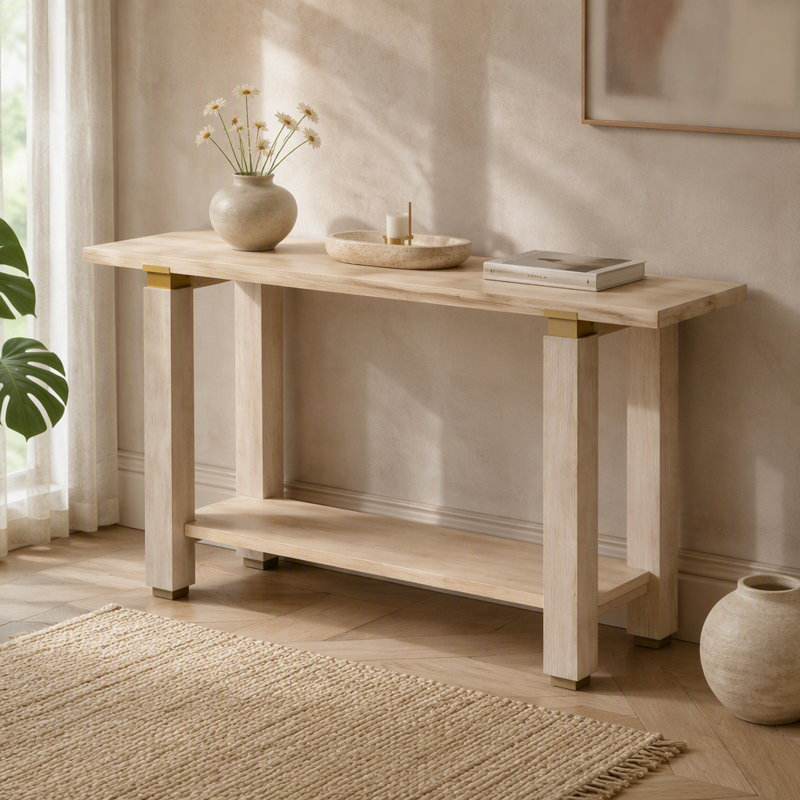 Console 62,2 po Modern, Naturel, Naturel, Naturel