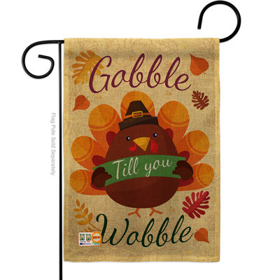 Double Sided 18.5 in. H x 13 in. W Polyester Animal Garden flag