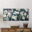 Moonlit Garden II - ensemble de 3 impressions sur toile tendue-1305682999