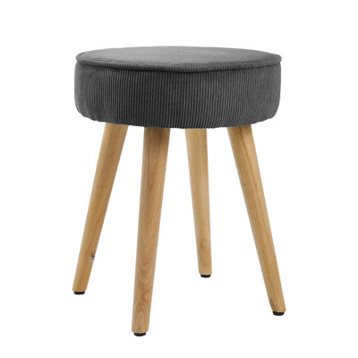 Solid + Manufactured Wood Accent Stool
