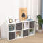 4 Pieces Collapsible Storage Cube Boxes with Handle-1876696552