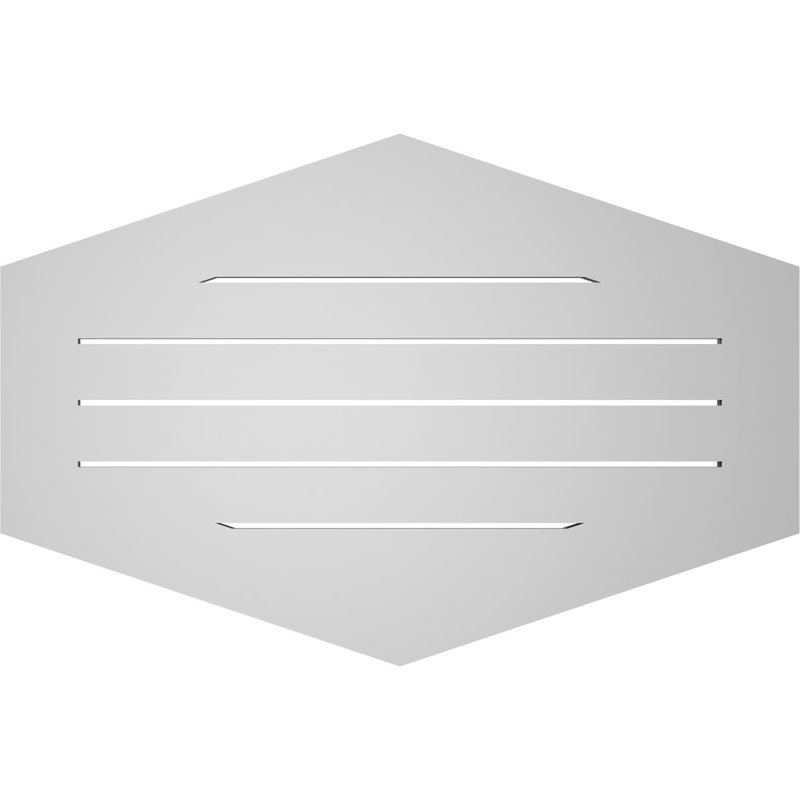 Pente verticale verticale en uréthane 4 pi, H 1 po x l 36 po x L 24 po