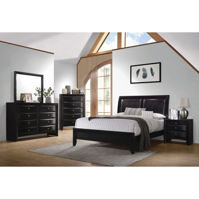 Rodnecia Anastasie Platform Storage Bedroom Set 4 Pieces