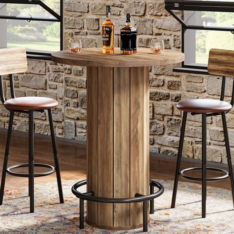 79cm Home Bar, Brown