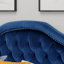 Tête de lit tapissier capitonnée pour lit grand et bois massif Pieds en métal durables, hauteur réglable et garniture cloutée-2032838466