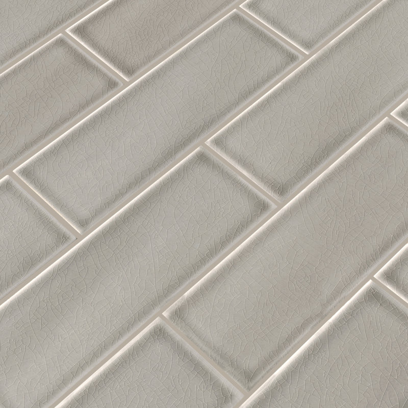 Subway 4 in. x 12 in. Glossy Ceramic Wall Tile, Featherstone