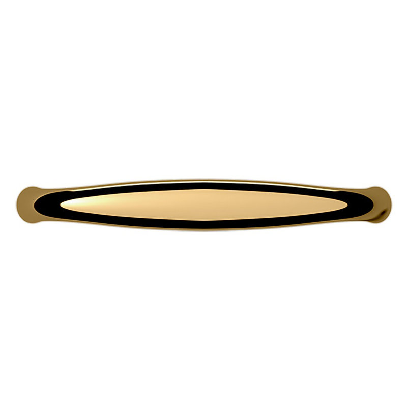 4480 Oval Pull, Polished Brass