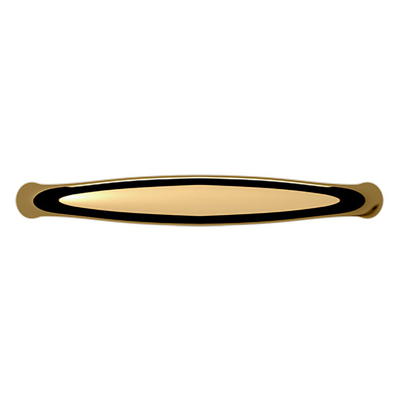4480 Oval Pull, Polished Brass