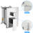 12 Inch Dual Shower Head - Square, Wall Mounted, Plating Mounted Square Finish System-127368490