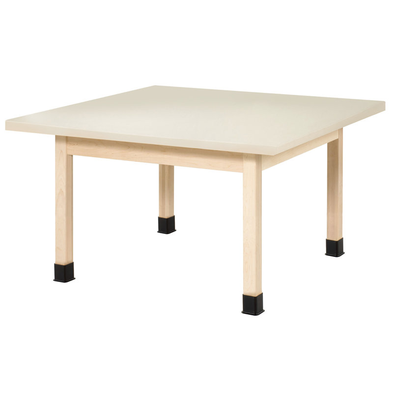 Table d’activité carrée 48", Plastic Laminate Top