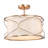 Azie Fabric Semi Flush Mount