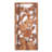 Hand Carved Heron Pond Lotus Wall Relief Panel