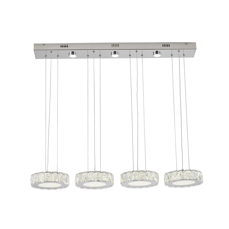 Luminaire suspendu en cristal 7 lumières Csoma