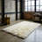 Stylish Greek Flokati Rug. wool pile. Natural wool area rug.-1755060432
