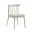 Ensemble de 2 pièces pour chaise de salle à manger rustique moderne de style campagnard au design rétro, facile à assembler-487399485