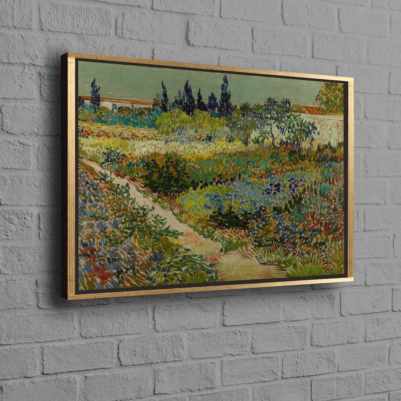 Print on Canvas, 20 cm H x 30 cm W, Gold Floater Framed