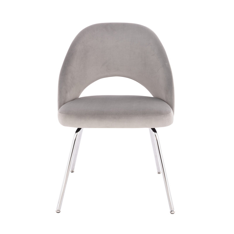 Chaise Sandy Chrome, 1, Gris