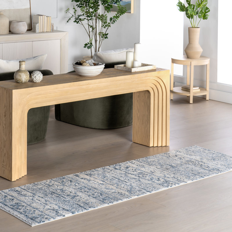 Hattie Transitional Moroccan Area Rug, Runner 2'6" x 8'