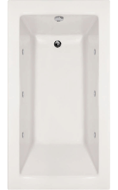 Sydney 72'' L Bathtub, Biscuit, Left, Matte Black