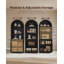 Bibliothèque de 76 po de hauteur avec portes, bibliothèque à 5 niveaux avec 3 tablettes ouvertes, armoire de rangement moderne avec plateau arqué-776699718