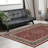Noble Traditional Floral Red/Burgundy Area Rug-16355537