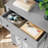 5-Drawer Tall Wooden Dresser with Deep Drawers-1629081100