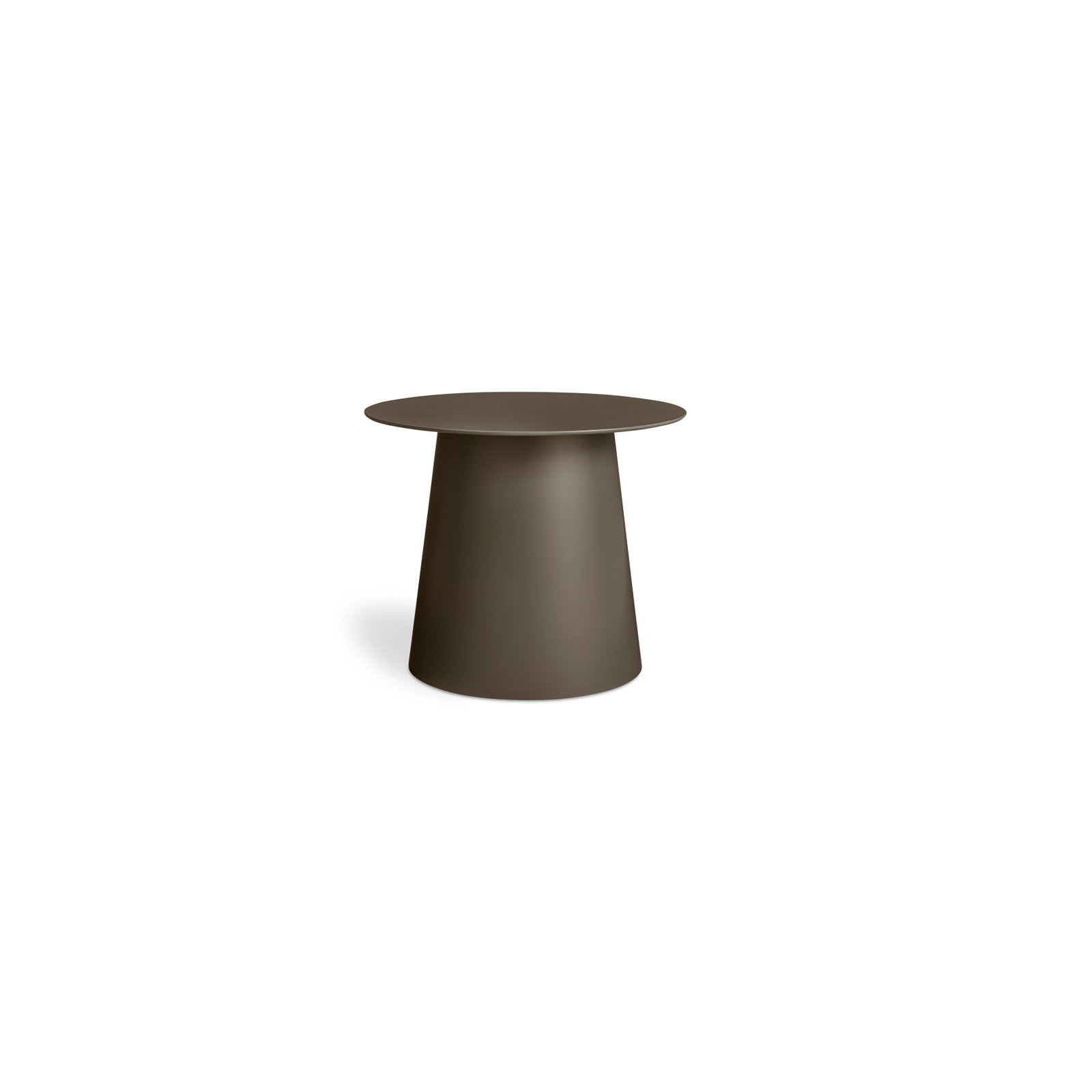 Circula Single End Table, Dark Olive, 12" H x 15" W x 15" D