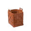 Panier à linge avec poignées en cuir French Chic-628360005