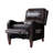 Beecher 29" Genuine Leather Push-Back Recliner-1607806245