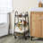 30.7'' H x 13.8'' W Utility Cart with Wheels