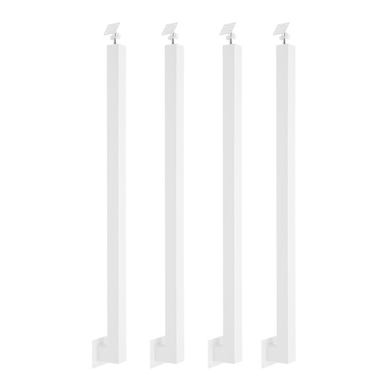 Square Stair Baluster Posts (3.15*3.15*37.4In), White