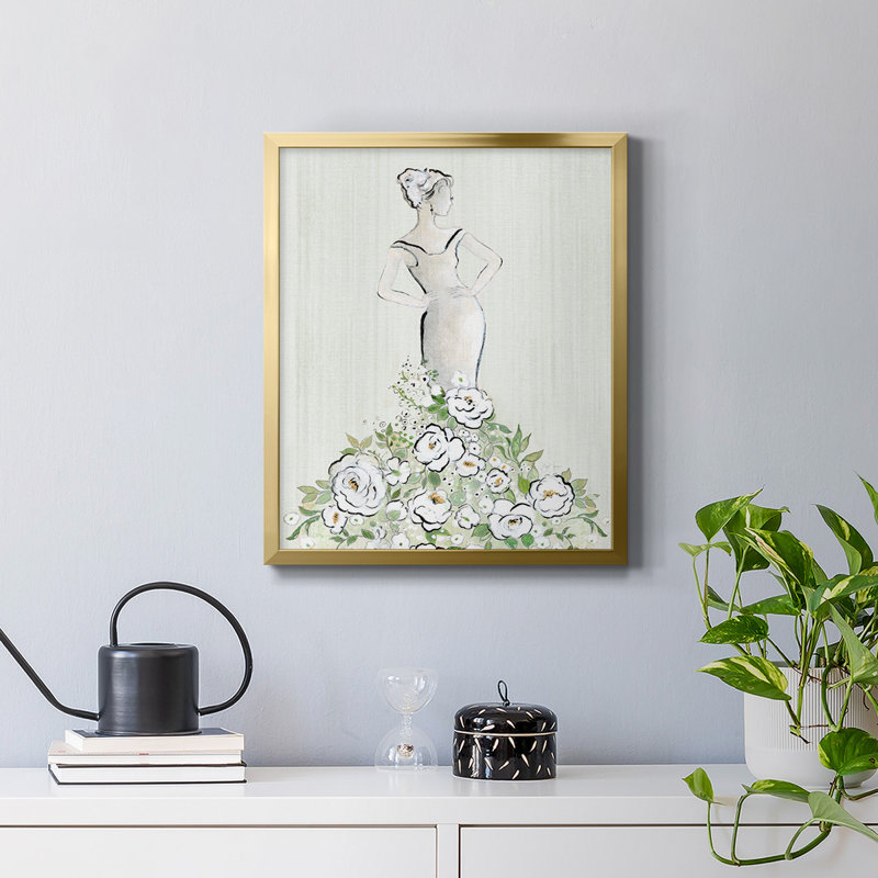 Toile encadrée de qualité supérieure, H 24 po x l 20 po, Or
