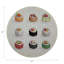 Glass Beads Round Beaded Placemats