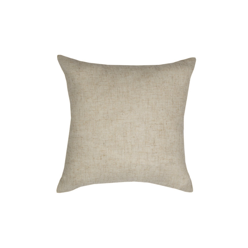  Coussin rustique brodé Crewel