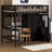 Jaroslav Kids Full Loft Bed with Drawers-396860021