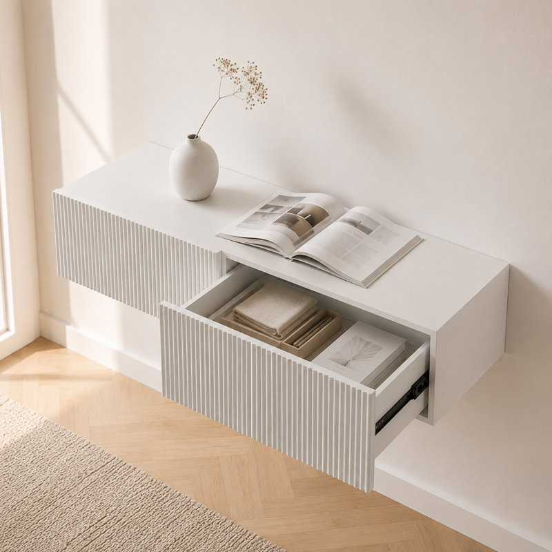 Meuble-lavabo flottant à panneau flottant Modern