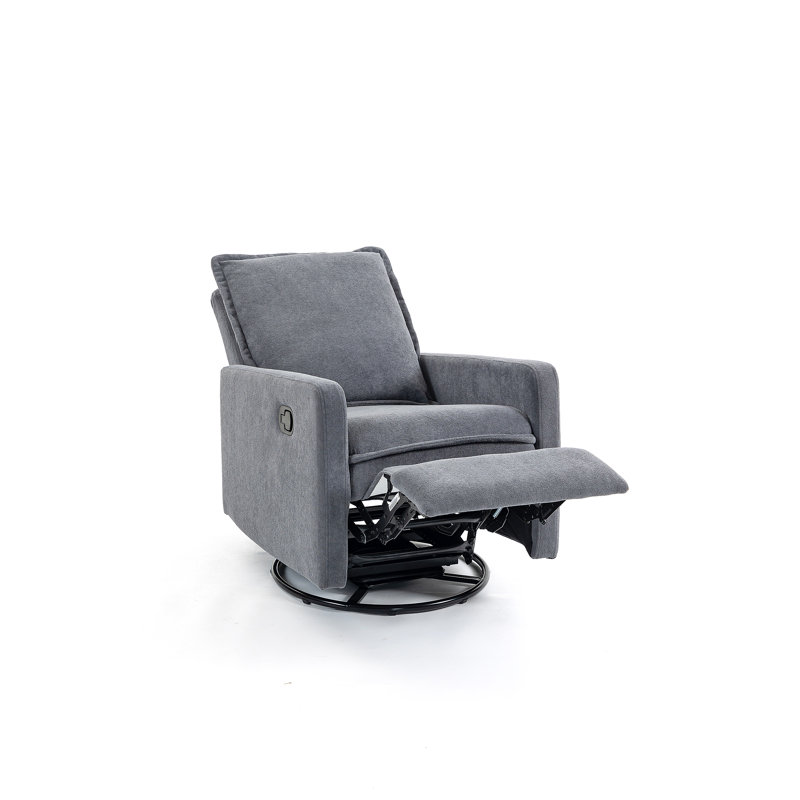 Short plush manual button armchair sofa