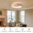 19.7'' Hermfried 7 - Blade Rattan Caged Ceiling Fan with LED Lights and Remote Control-251306938