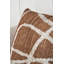 Swirl Brown Indoor / Outdoor Abstract Square Throw Cushion