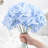 Artificial Hydrangea Flower Head With Pole-2097806384