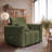 Modern Teddy Fabric Sofa Upholstered With Pillow - Perfect For Living Room, Office, And Bedroom --1250909632