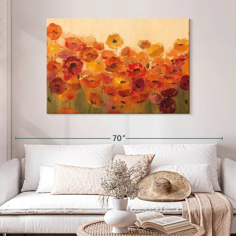 Coquelicots Harnek, H 32 po x l 48 po