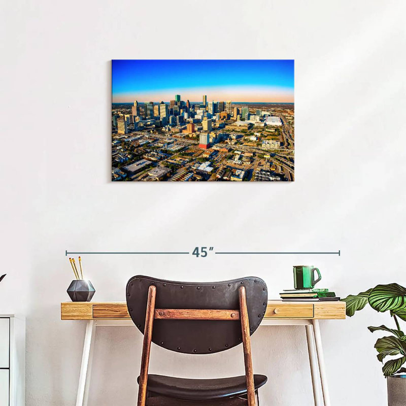 Houston Cityscape View, 20" H x 30" W