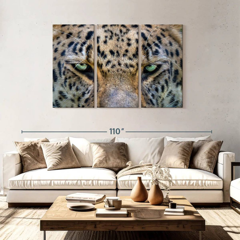 Brampt Leopard Eyes, 48" H x 74" W