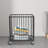 Large-Size Metal Laundry Basket Cart